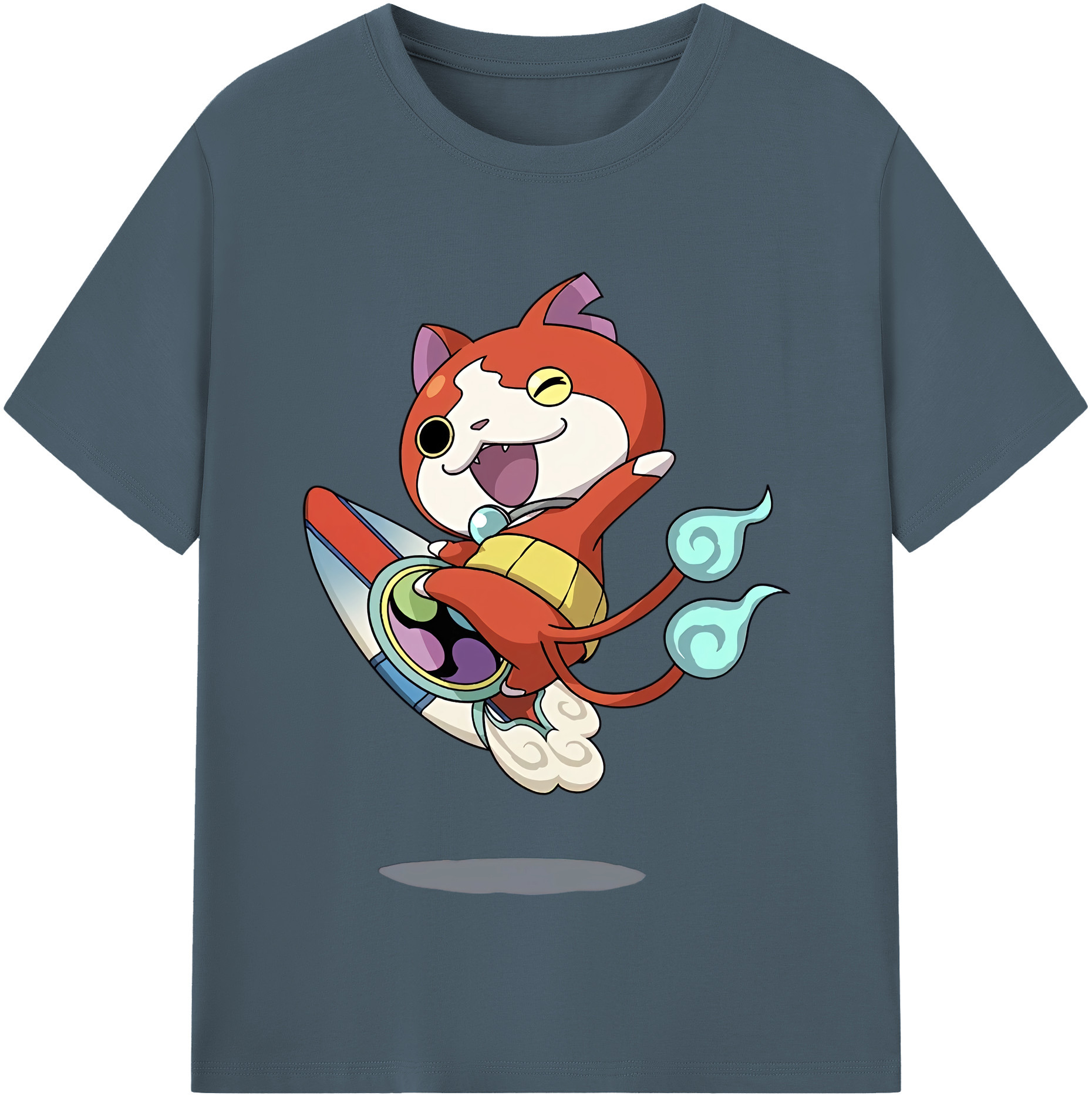 （画像用） 妖怪ウォッチ Yo-kai Watch 綿100％半袖Tシャツ（フロントプリント）